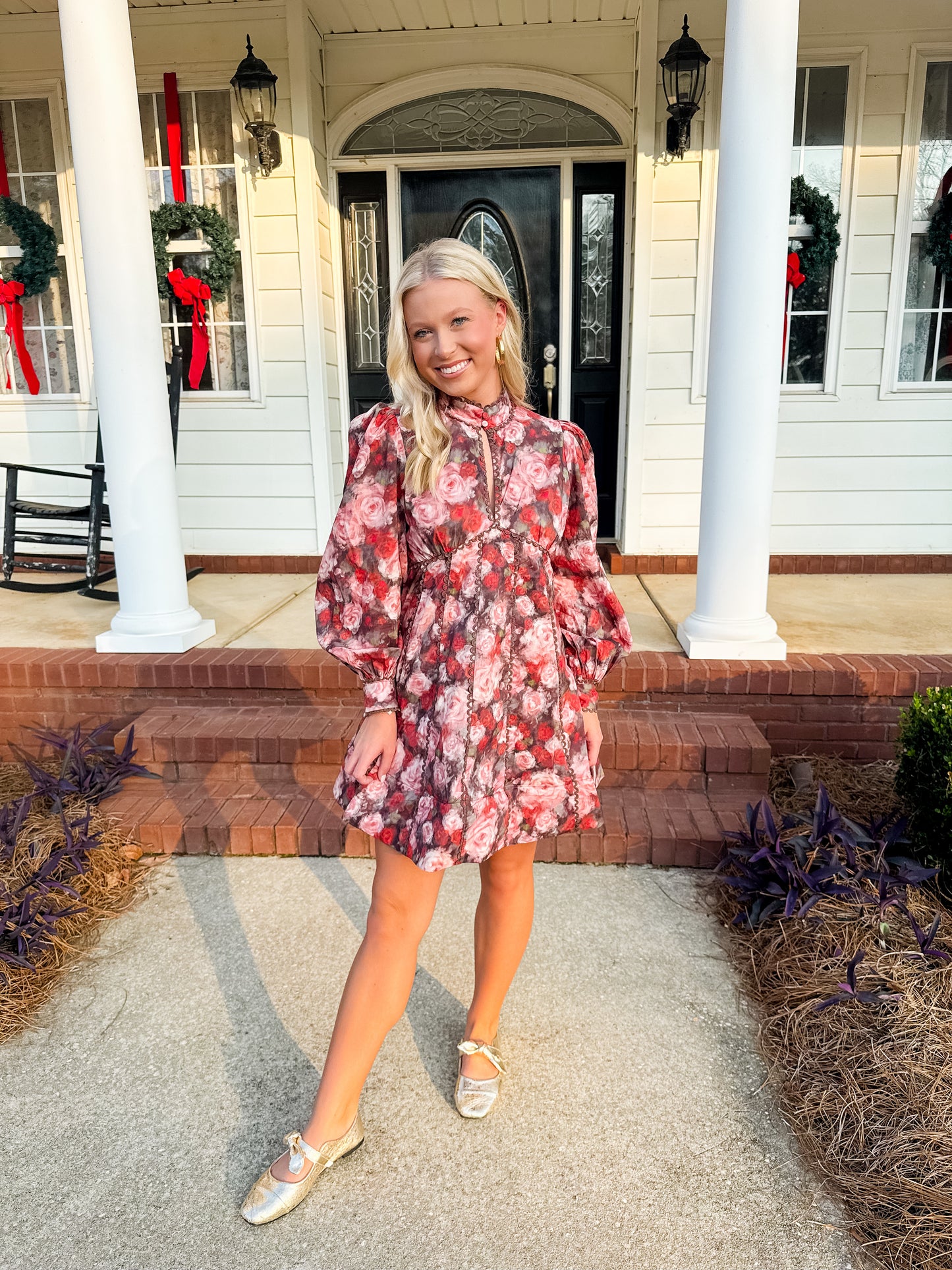 Warm Florals Dress
