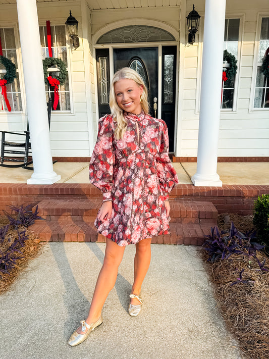 Warm Florals Dress