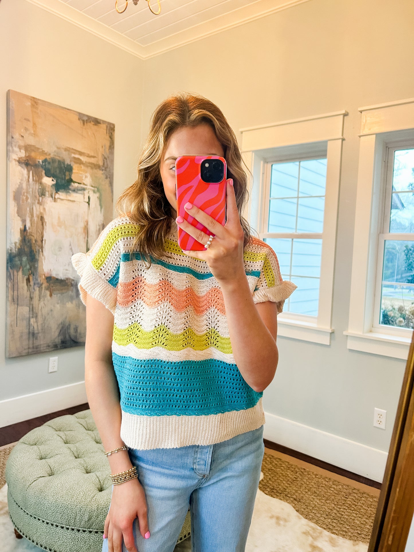 Crochet Cropped Sweater