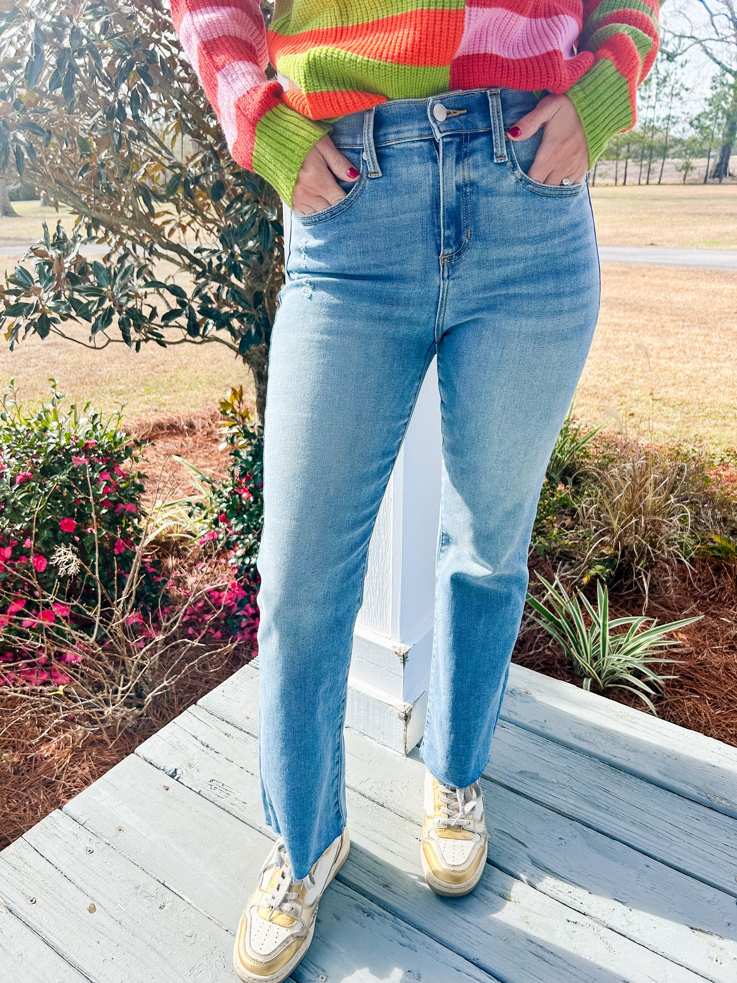 Cropped Flare Jeans