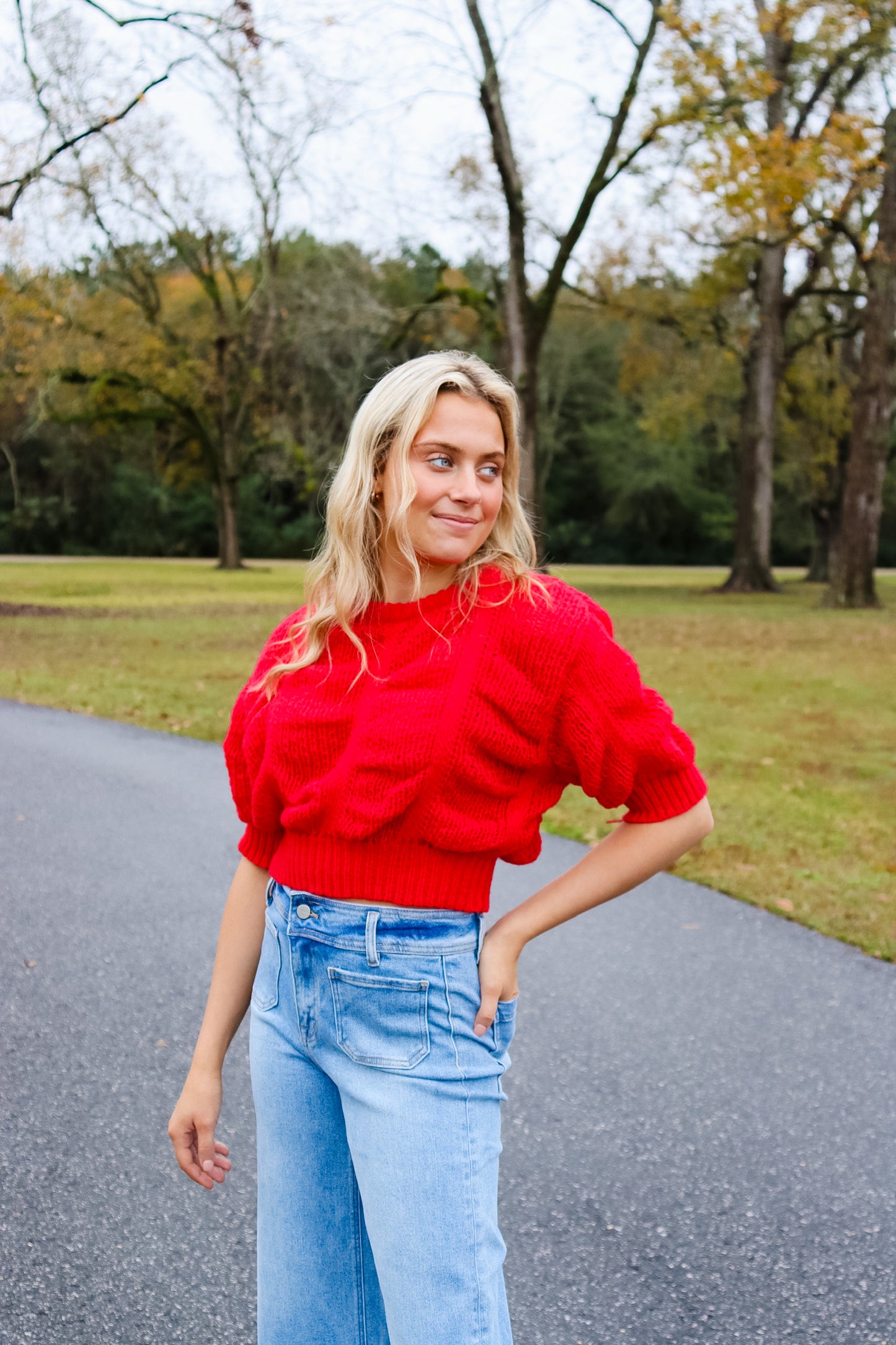 RED-y or Not Sweater