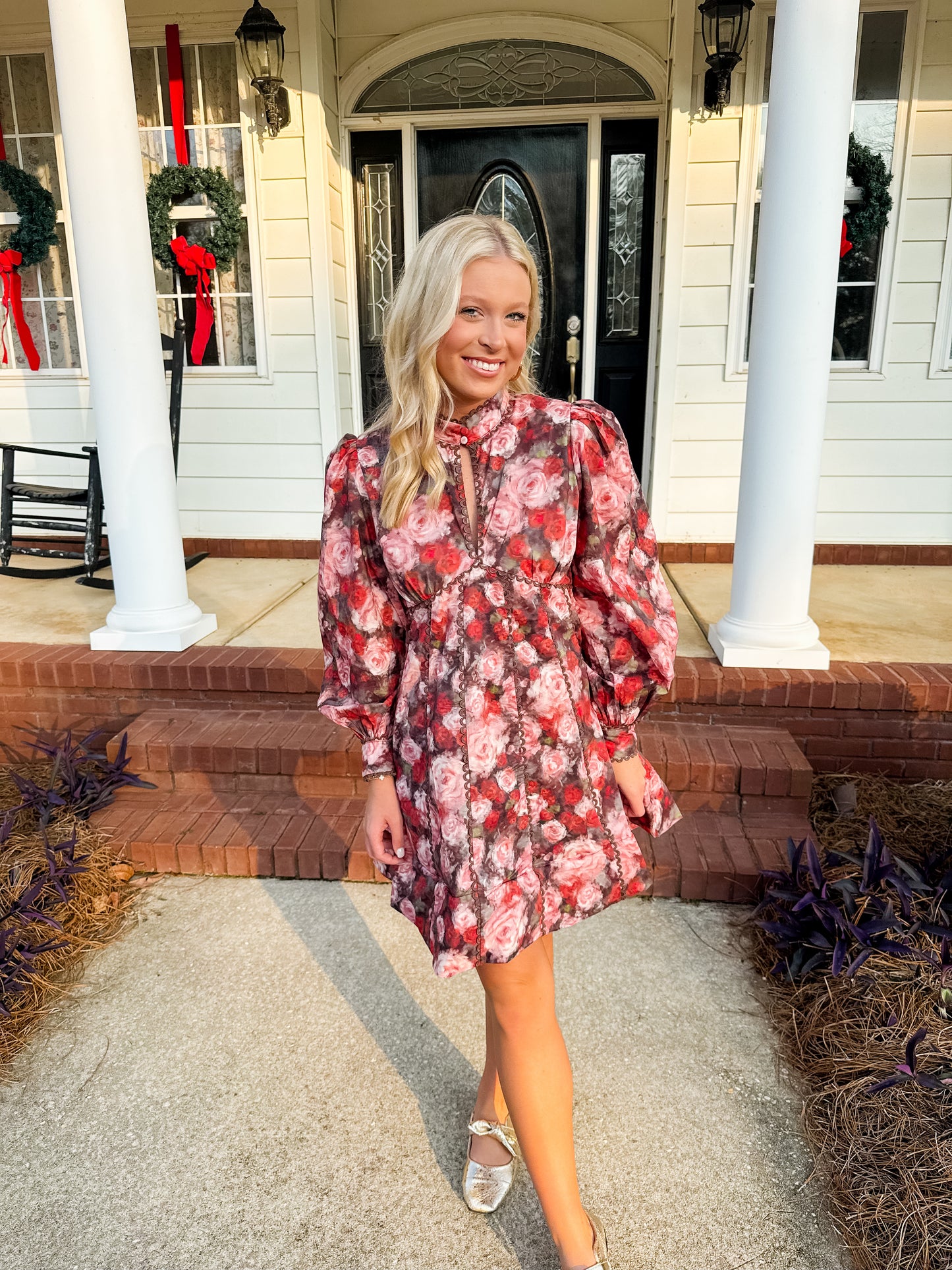 Warm Florals Dress