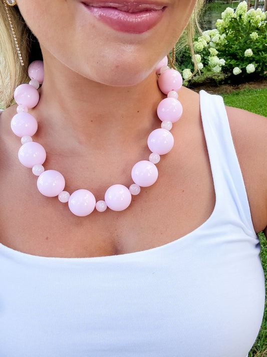 Pink Pop Necklace